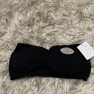 Stretch bandeau with removable pads